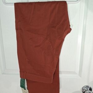 Bixby Nomad Relaxed 5 Pocket Pant 33 x 30 Red - NWT
